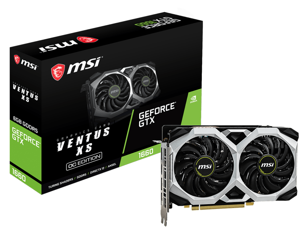 PRODÁM GRAFICKOU KARTU GeForce GTX 1660 VENTUS XS 6G OC