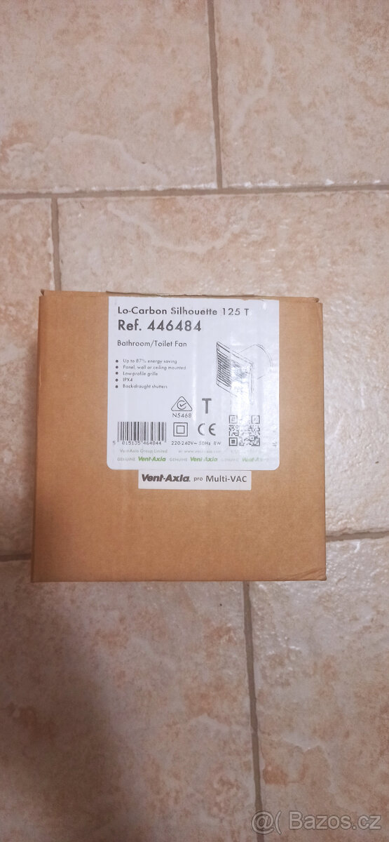 Nástěnný ventilátor od Vent-Axie o průměru 125T