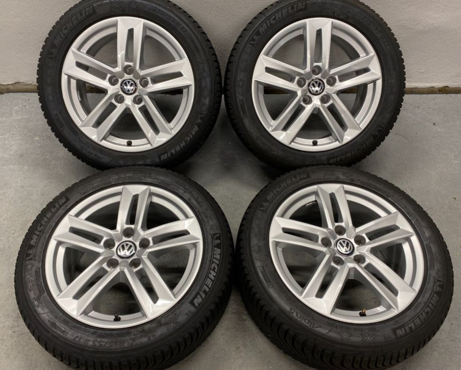 KOMPLET VW 17" 5X112 ET42 +215 55 R17 MICHELIN