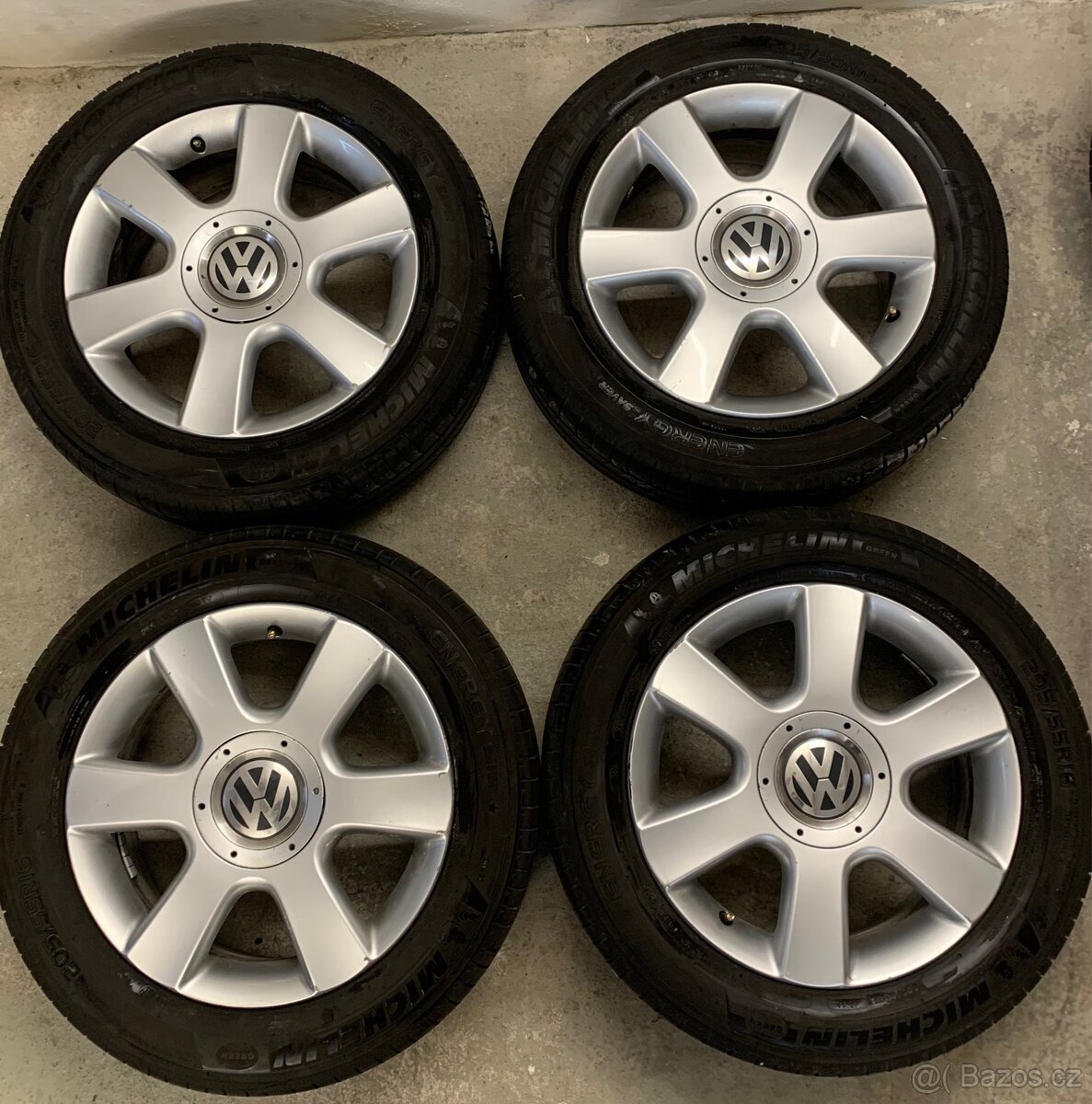 Alu Vw, 5x112, R16, ET50, letní pneu