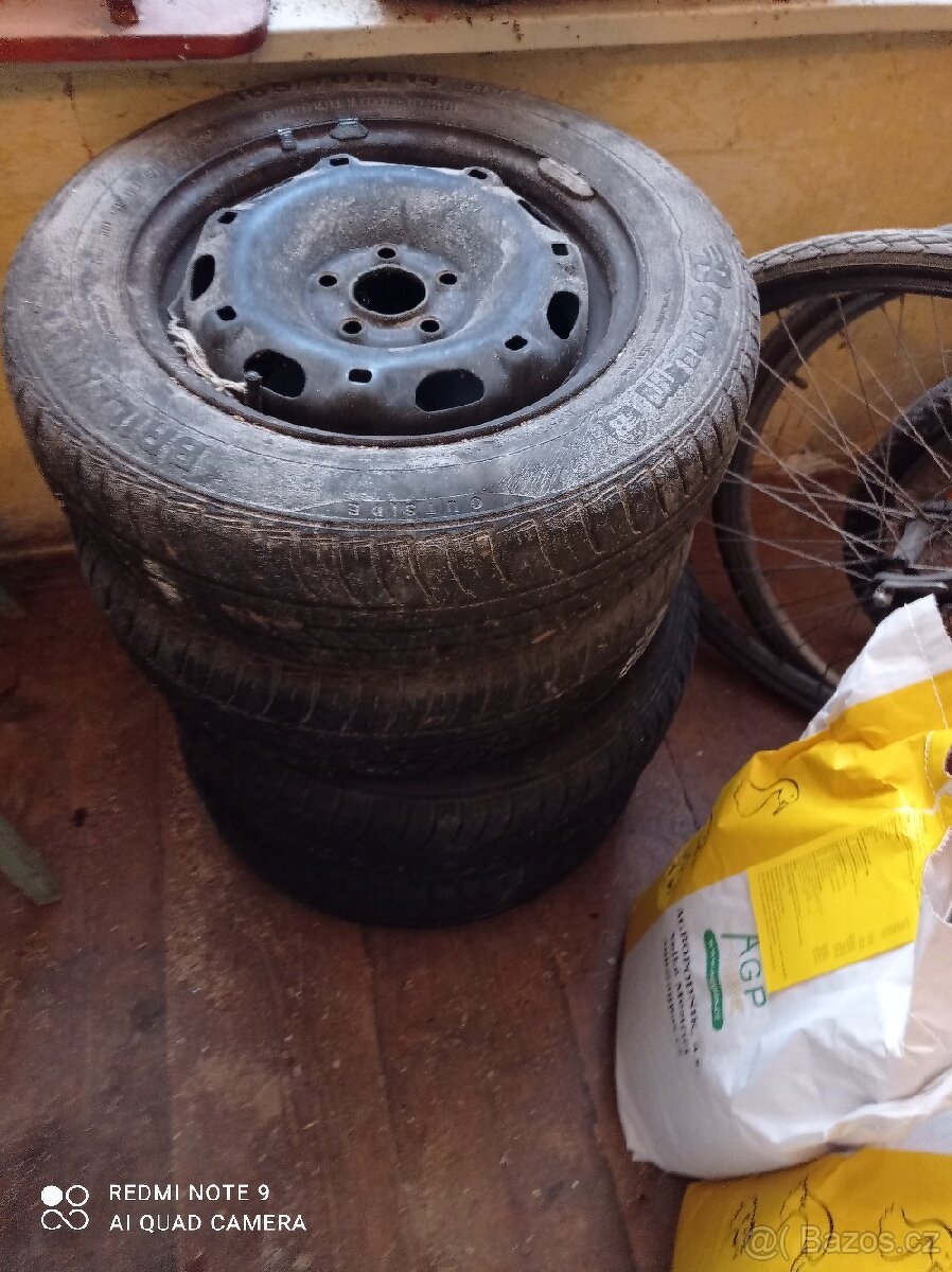 Sada 4 kol 165/70 R14 s disky 5x100 ...SLEVA...