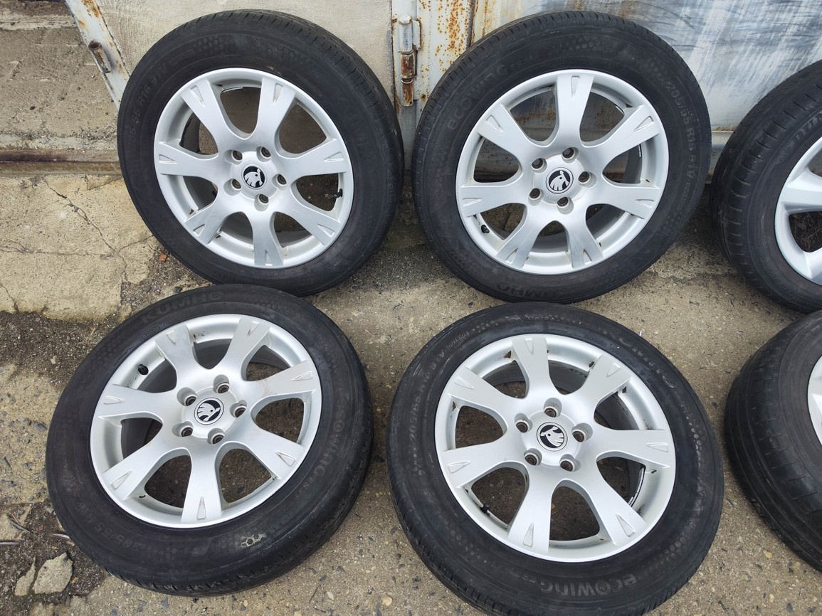 16"letní alu sada Sirius 5x112 origo Škoda Octavia 2 Golf 5