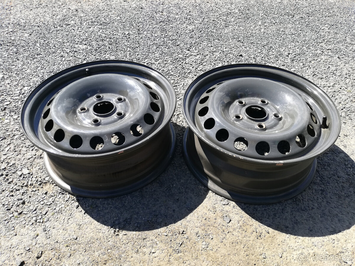 Plechové disky VW Golf V - 6Jx15 H2