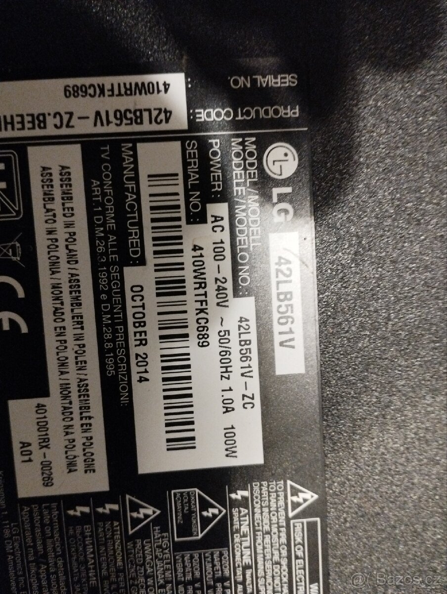 Díly LG 42LB561V