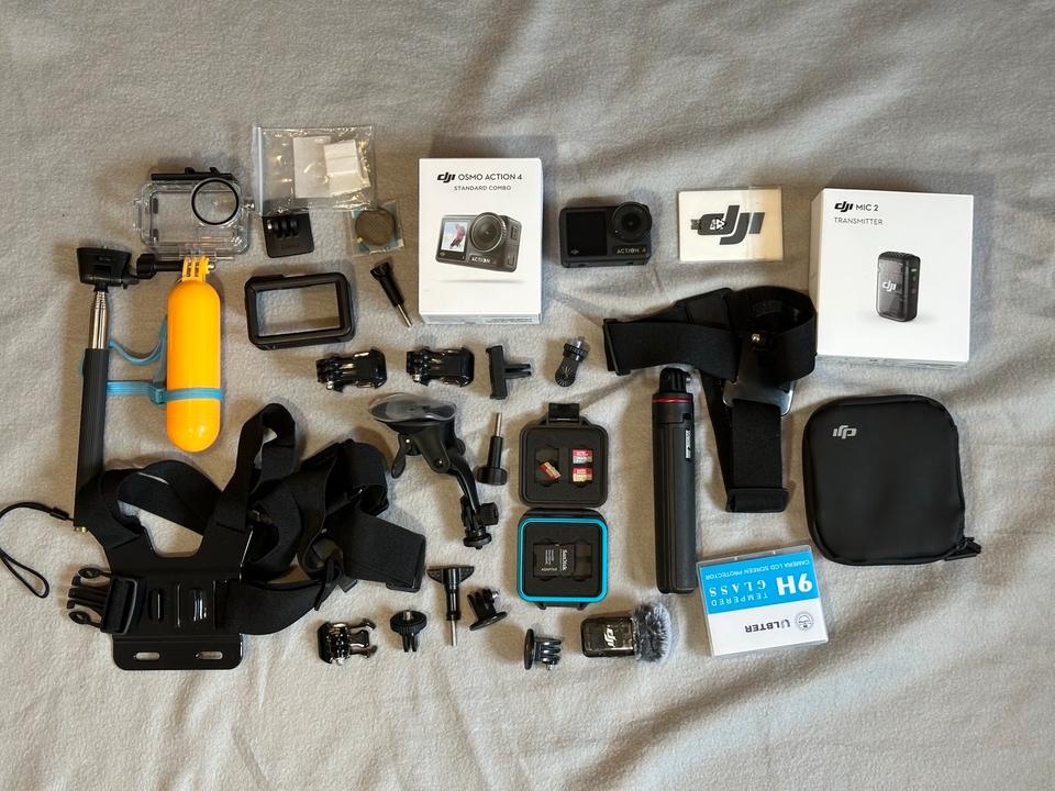 DJI Osmo Action 4 + mikrofon DJI Mic 2