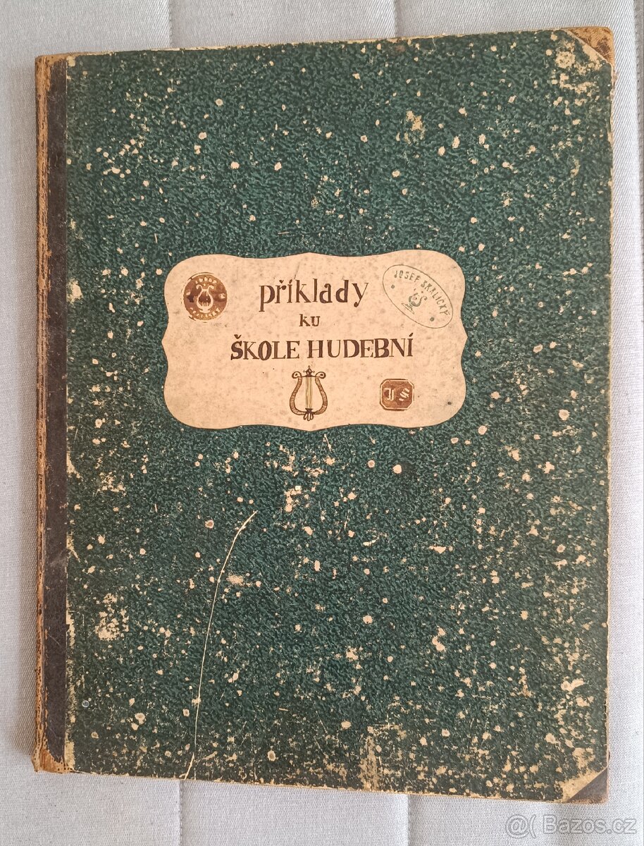 Sbírka praktických příkladů ku škole hudební - noty
