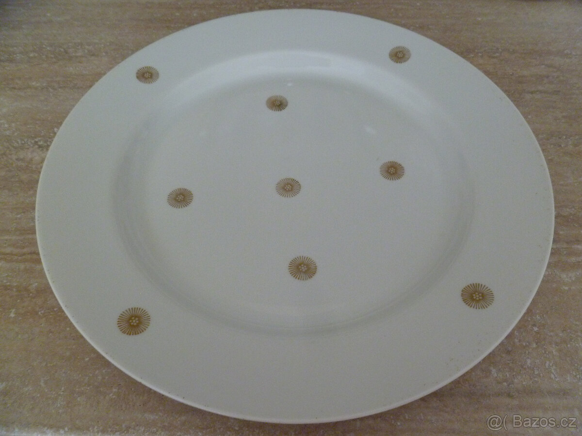 Koláčový talíř porcelán česká výroba levně