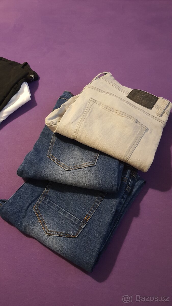 PÁNSKÉ DŽÍNY DENIM - slim