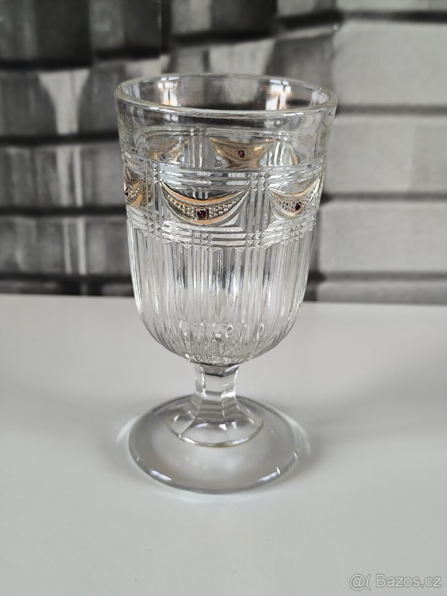 Starožitná sklenička - grogovka