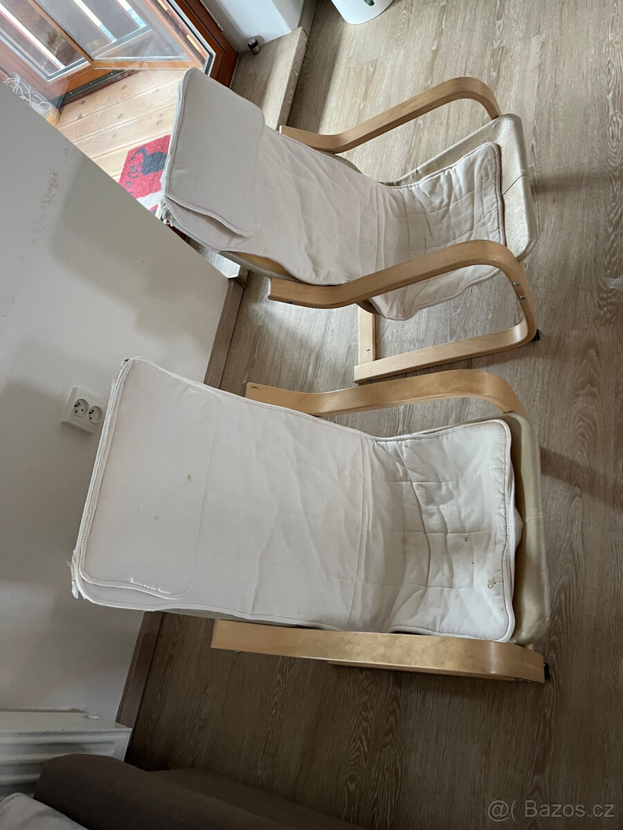 Dětské křeslo IKEA, bříza dýha