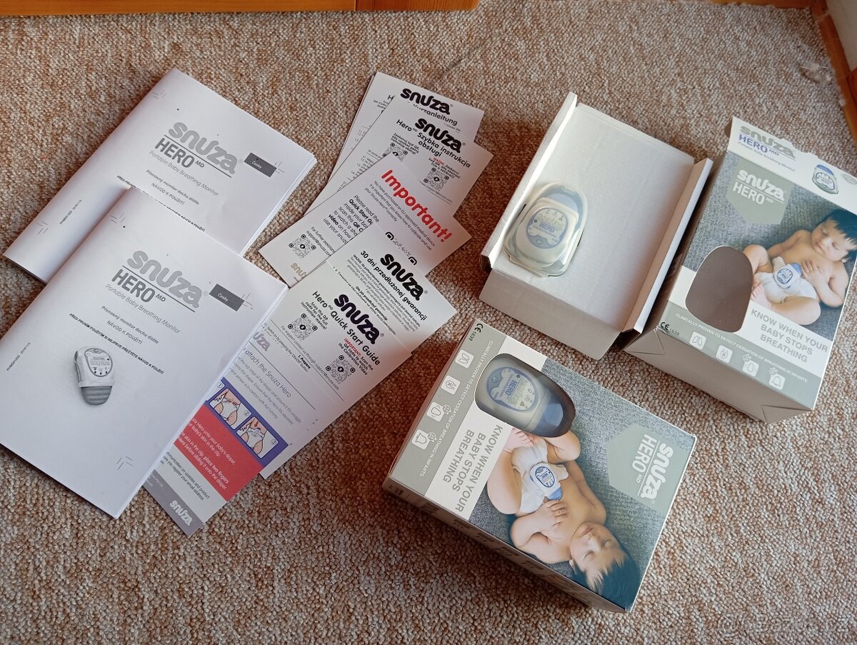 Monitor dechu přenosný