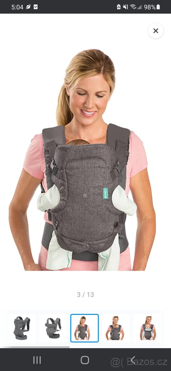 Nosítko Infantino Flip Advanced 4v1