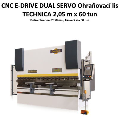 Ohraňovací lis TECHNICA 2,05 m x 60 tun