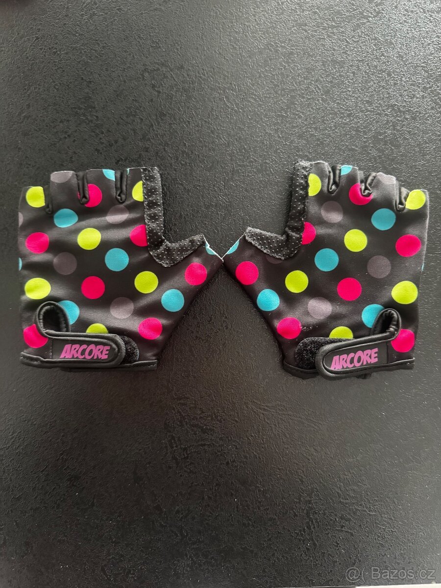 Dětské dívčí cyklistické rukavice Arcore