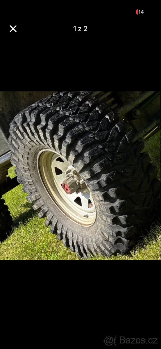 Komplet kola 5ks s vložkami