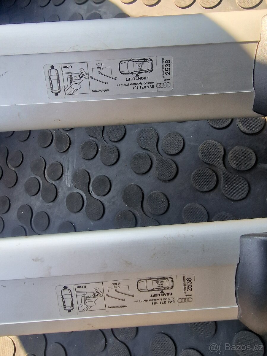 Střešní příčky AUDI A3 Sportback