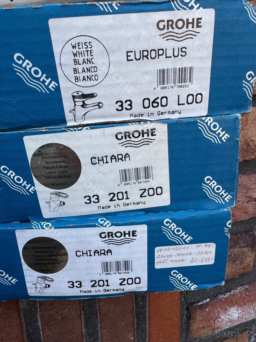 VODOVODNÍ BATERIE GROHE,HANSGROHE,IDEAL STANDART