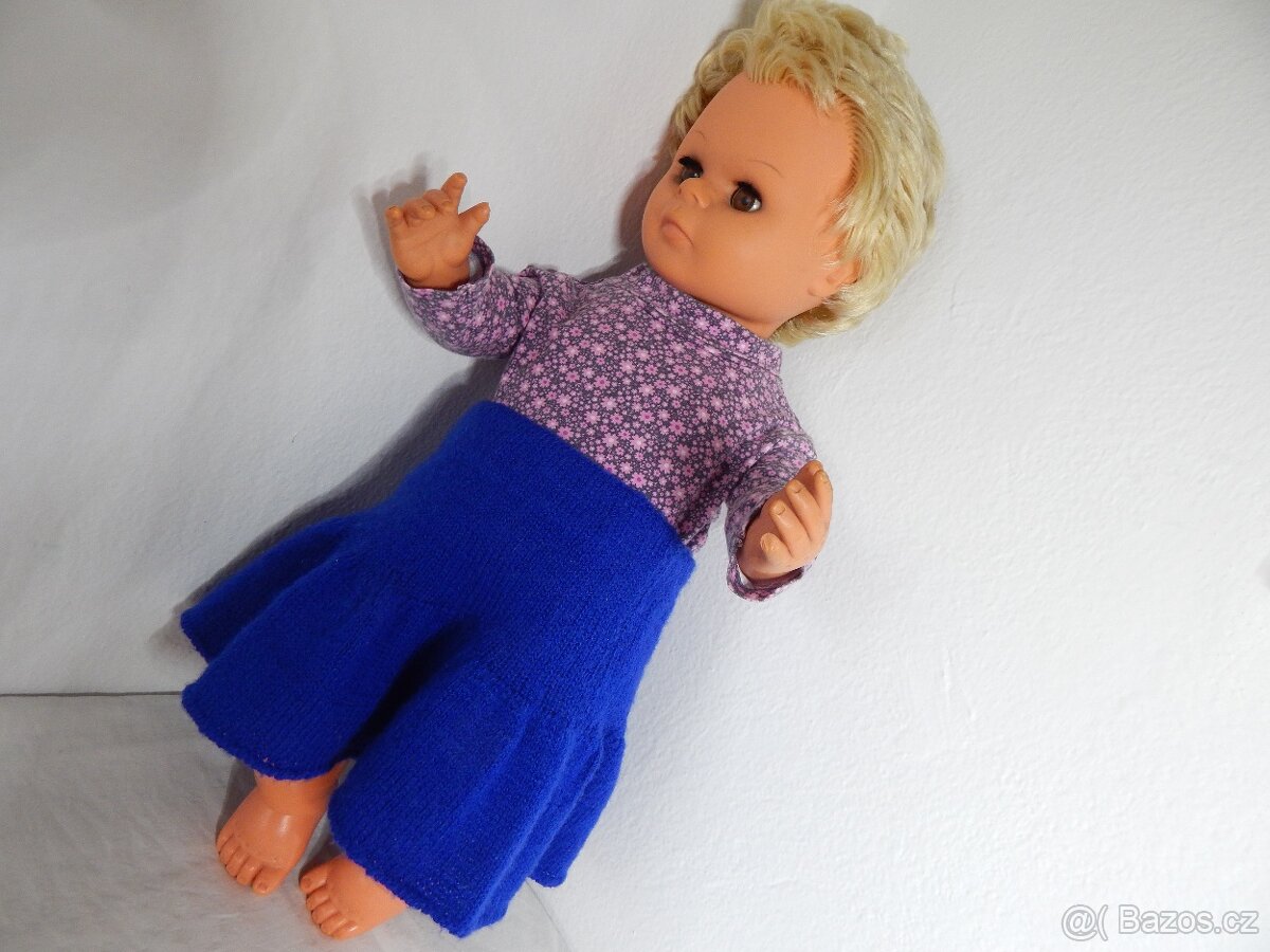 Retro panenka z ciziny - 62 cm