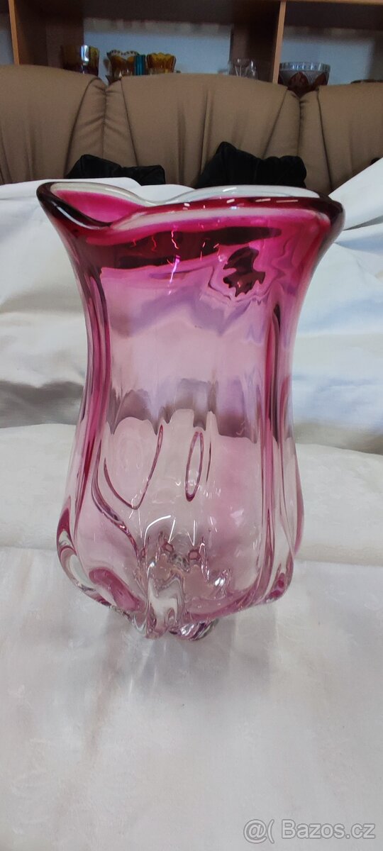 Egermann - váza světle růžová