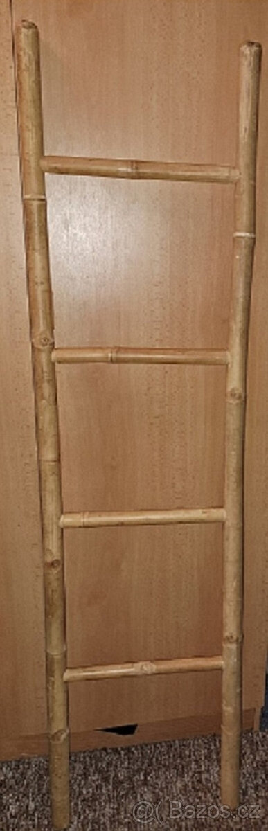 Dekor.žebřík bambus.