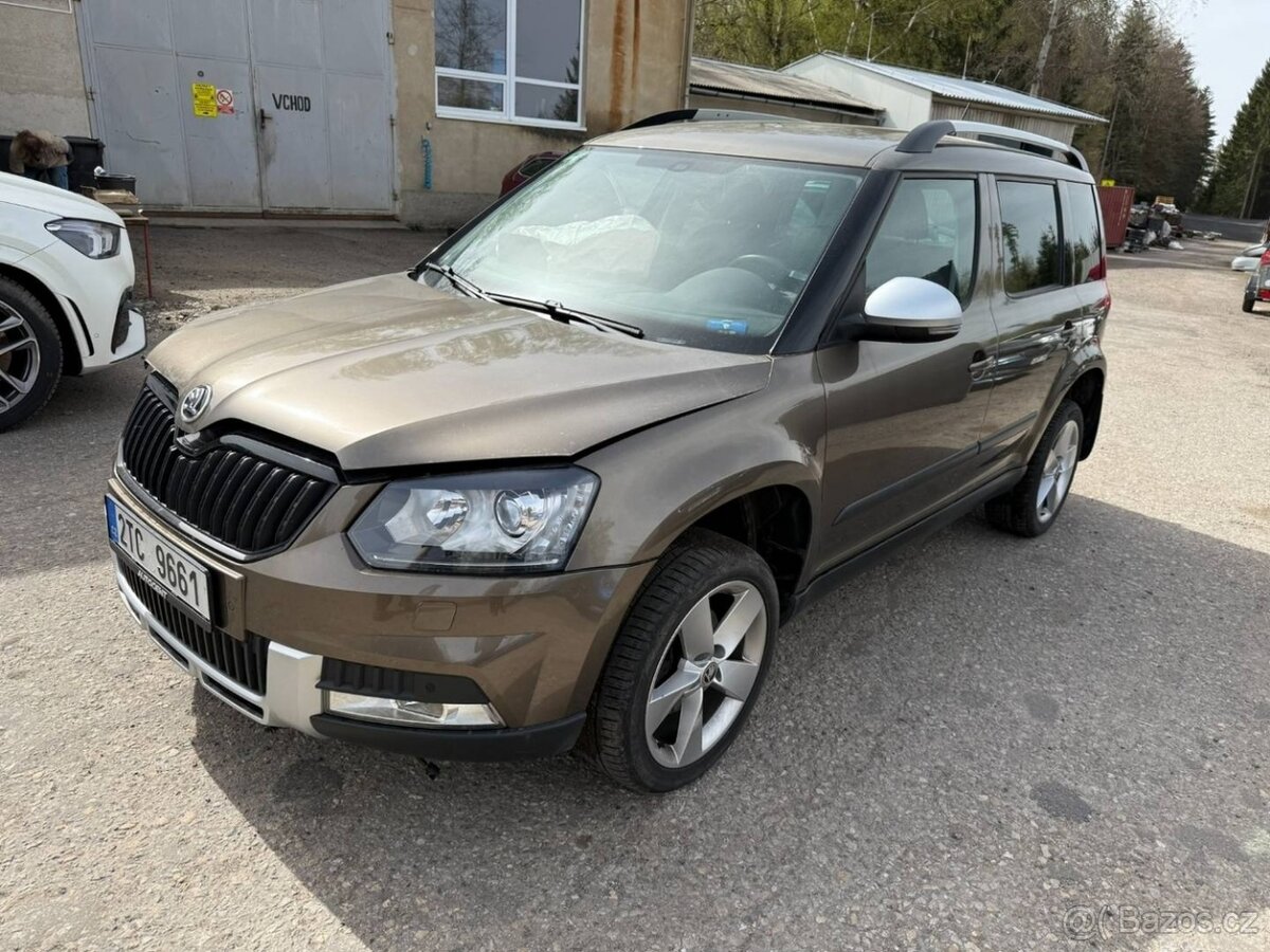 Škoda Yeti 2.0 TDI 103kw 4x4 2015 OUTDOOR 81 000km