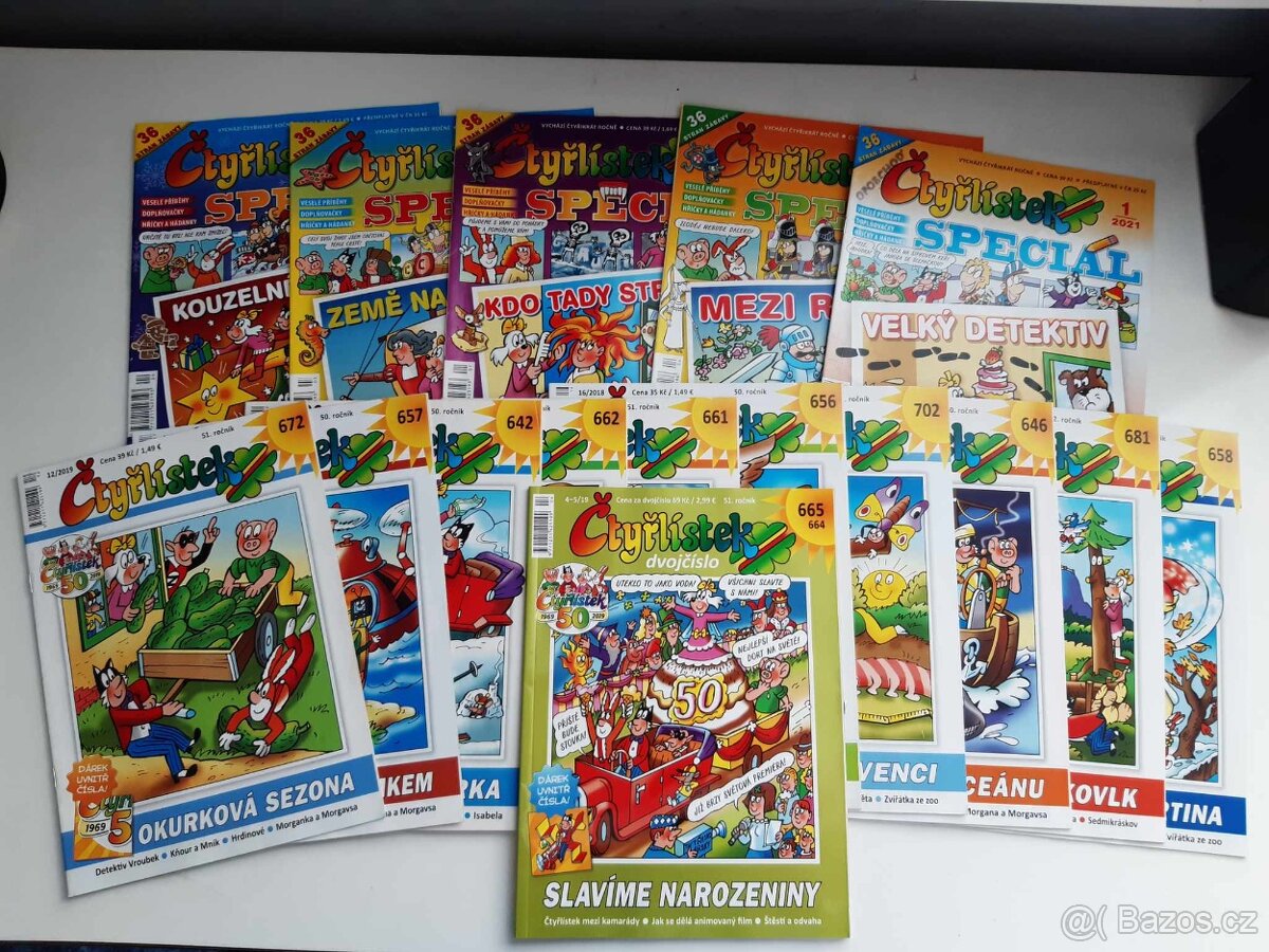 Čtyřlístek 16x časopis komiks
