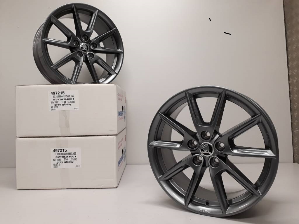 Škoda Kodiaq, Karoq, Superb alu kola 5x112 R18