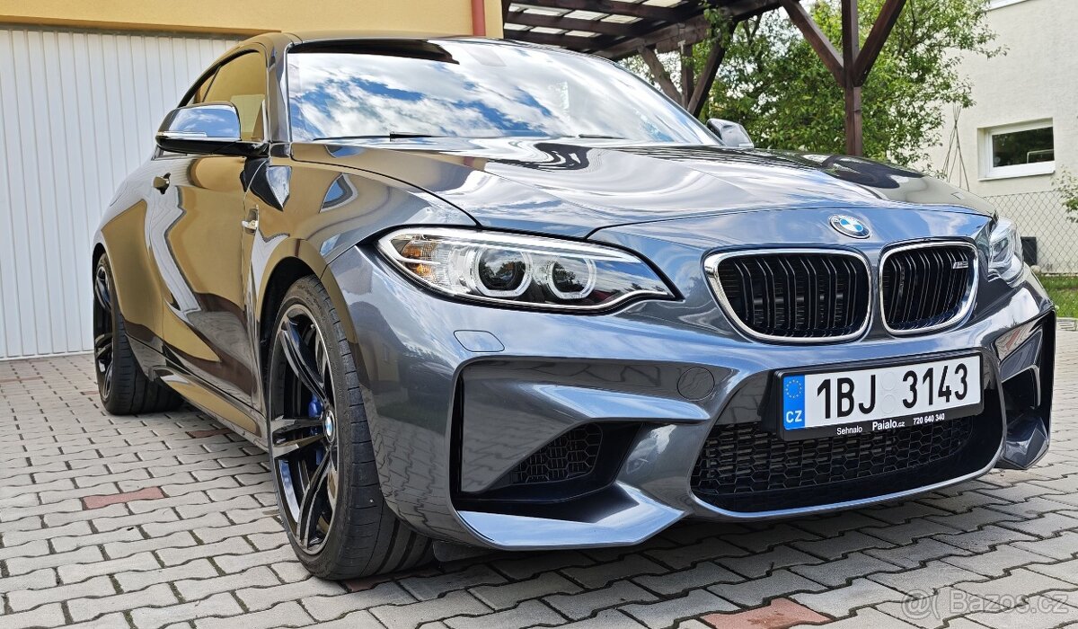 BMW M2 3.0 436 koní, pouze 15 tkm; ČR, +DPH
