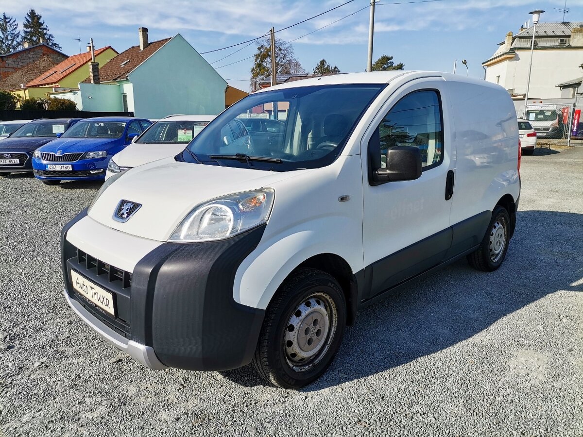 PEUGEOT Bipper 1.4 i 68k - 2-místný FURGON - ČR - 1.majitel