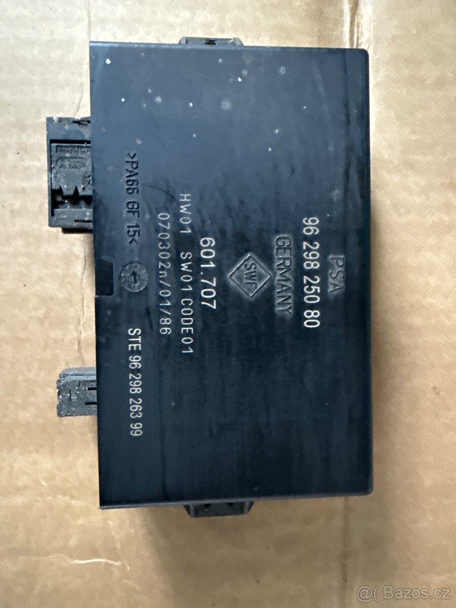 Řídící jednotka PDC Peugeot 607 9629825080 601.707
