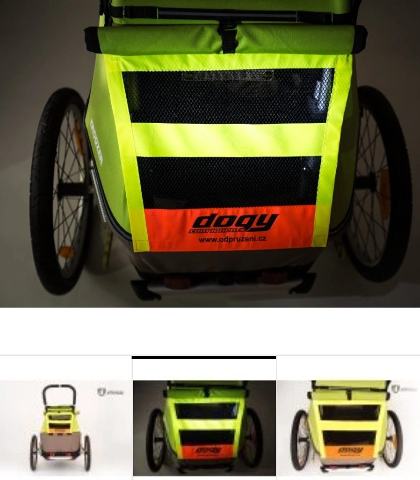 Nová reflexní větrací síťka Croozer