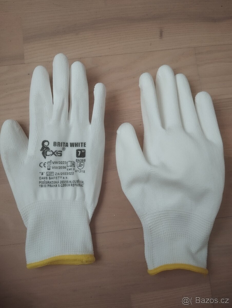 Pracovní rukavice CXS Brita Whitea vel.7