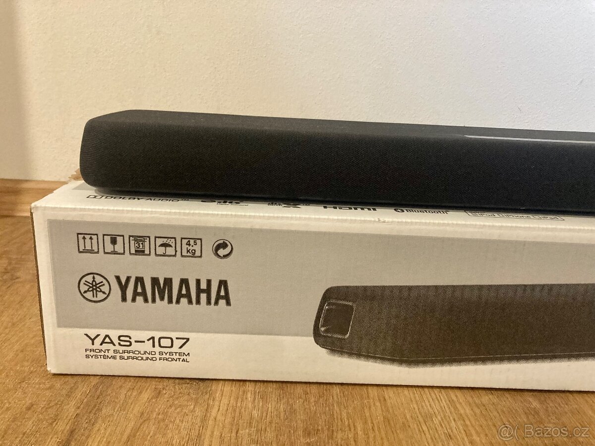 Domácí kino vhodné do bytu Yamaha soundbar