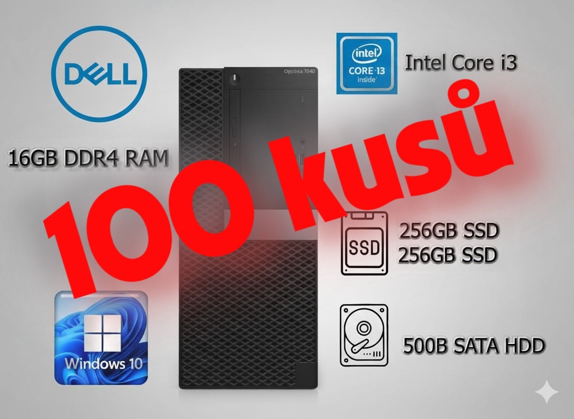 100 kusů DELL Optiflex 7040