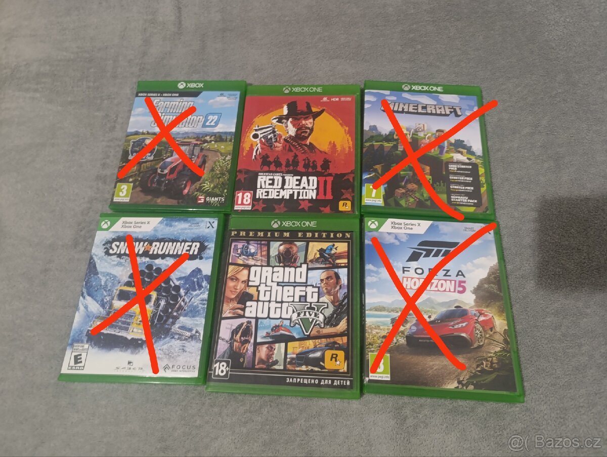 Prodam hry na Xbox