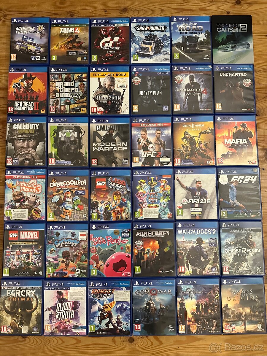 Hry na playstation 4