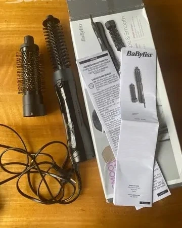 Vlasový kartáč kulma fen BaByliss jako nové 2 kulaté kartáčk