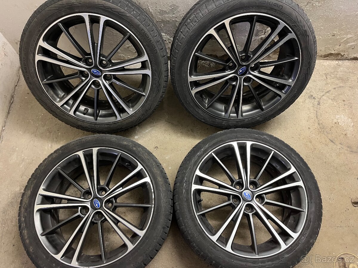 Alu kola 5x100 r17 Subaru BRZ