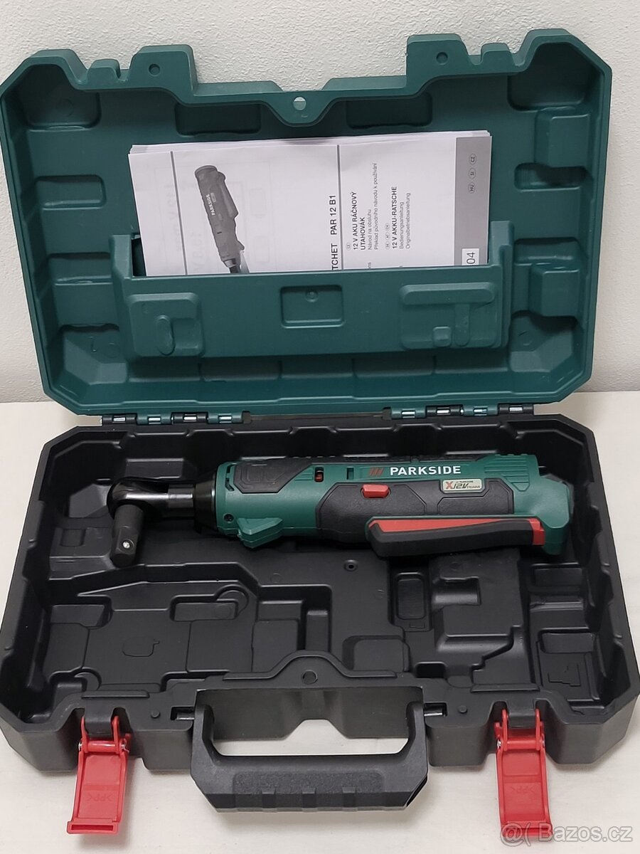 12V aku ráčnový utahovák, zánovní