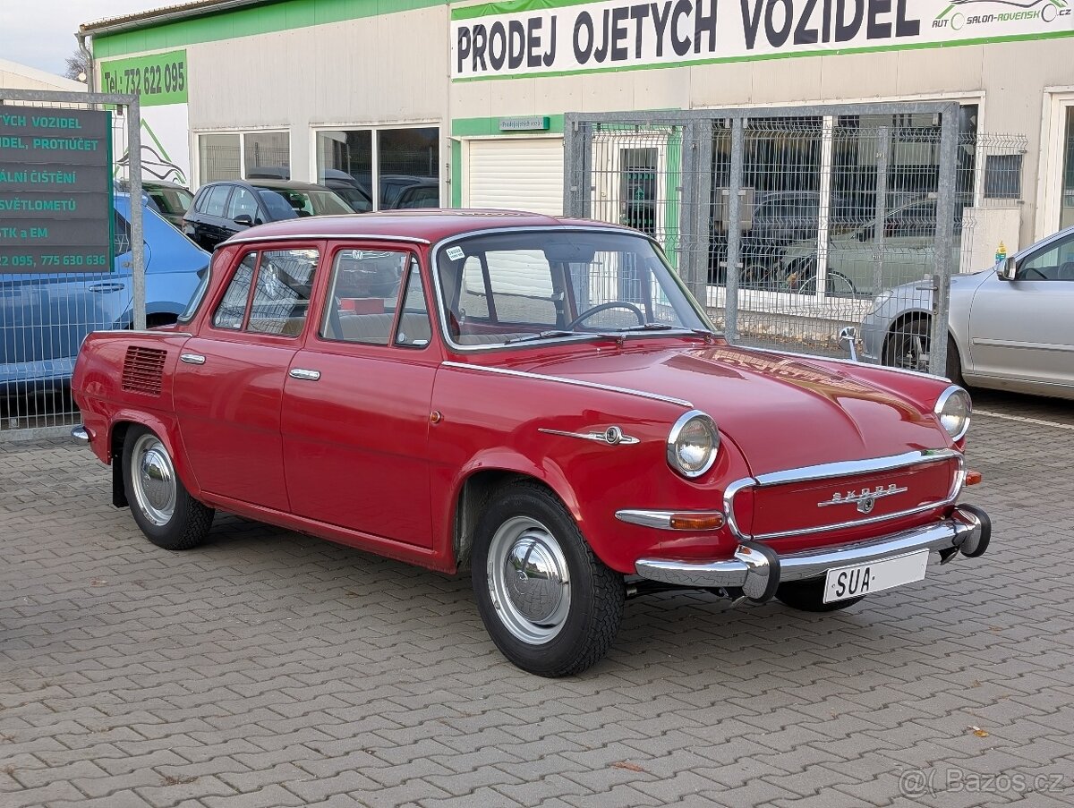 ŠKODA 1000MB 1968 KRÁSNÝ STAV