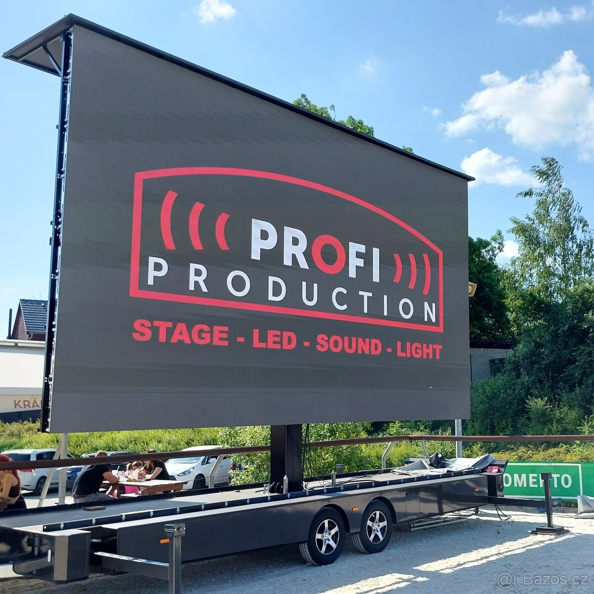 Led trailer, Ledka, led screen, obrazovka