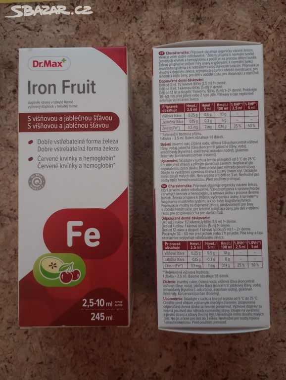 2x Dr. Max Iron fruit 245 ml