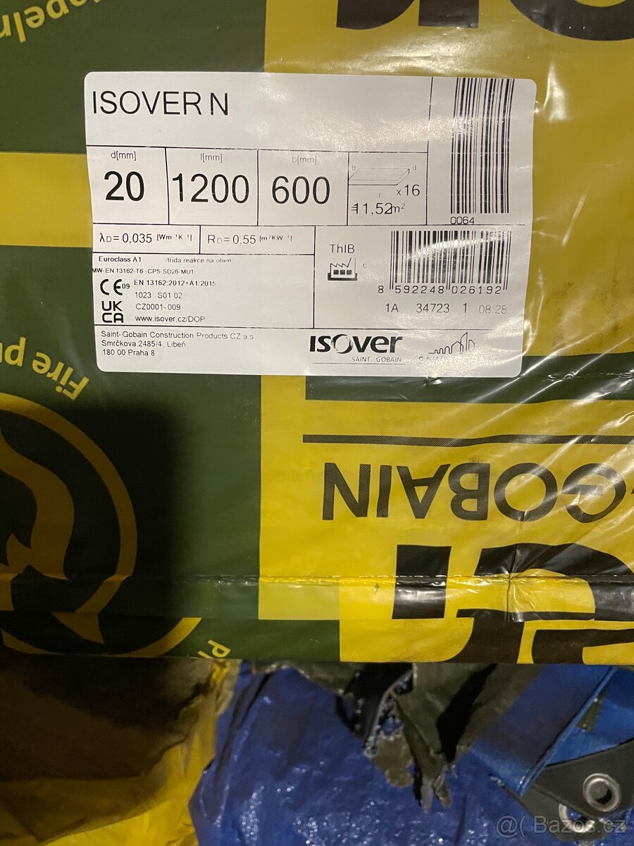 Prodám 2 balíky Isover Uni