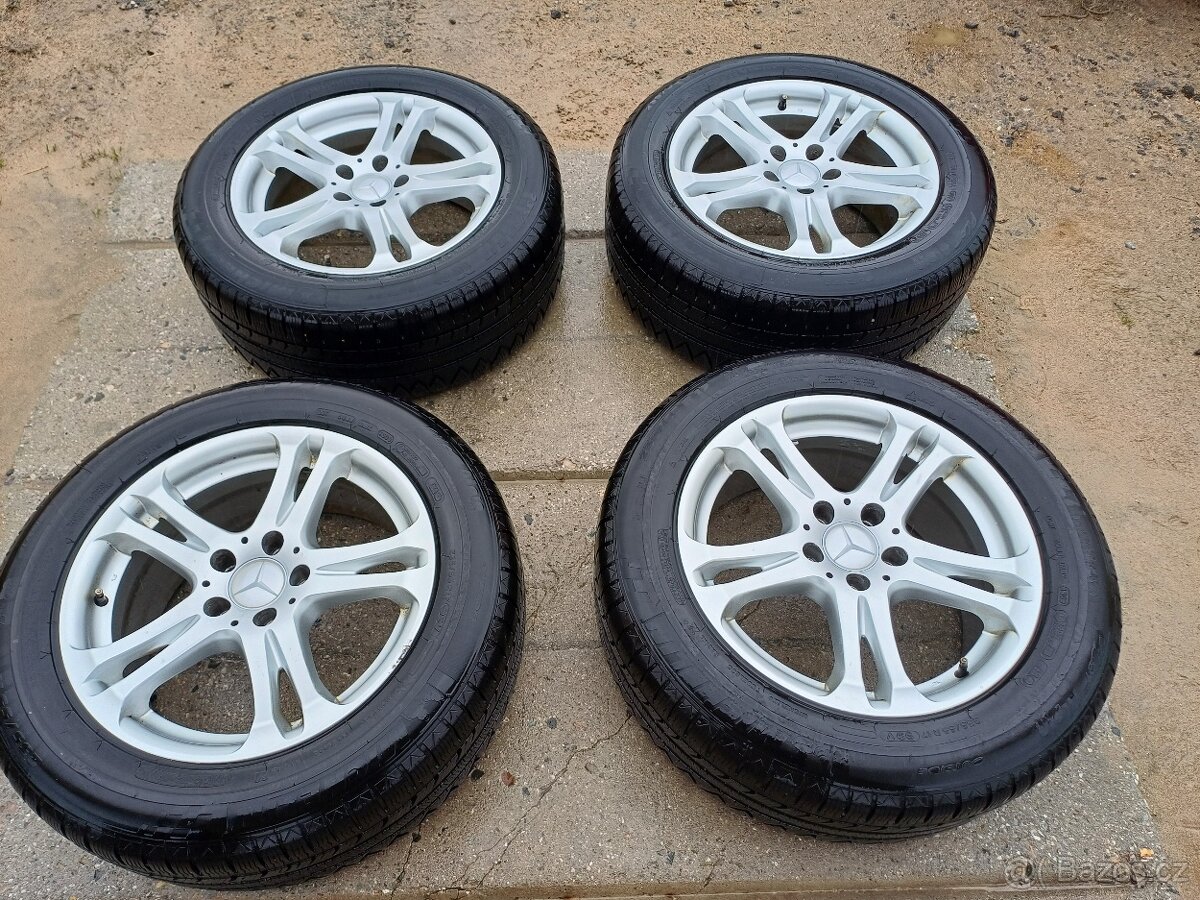 Alu kola Mercedes 17 ET:35, pneu 235/55/R17