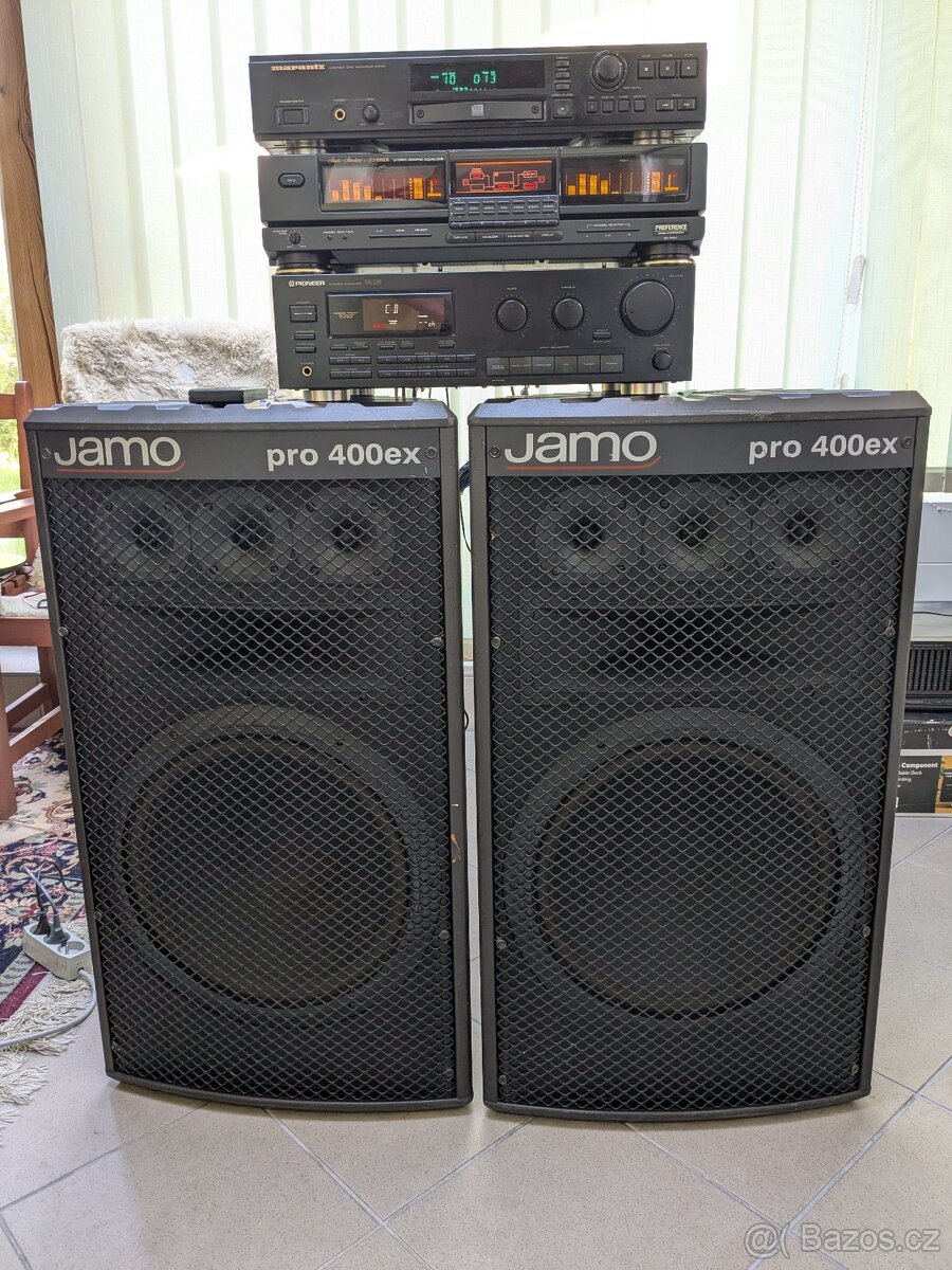 Fisher, Pioneer, Jamo, Marantz