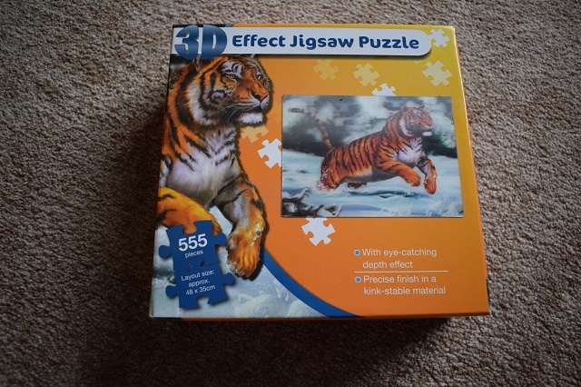 3D puzzle 555 dílků Tygr