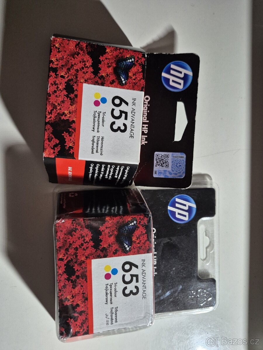 Barvy do tiskárny HP č. 653 barevné