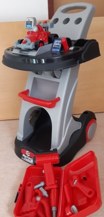 Vozík servisní s nářadím pro malého automechanika