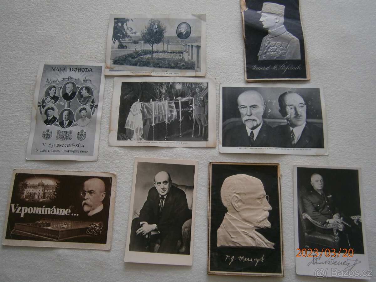 T. G. MASARYK , E. BENEŠ, ŠTEFÁNIK .....odznaky