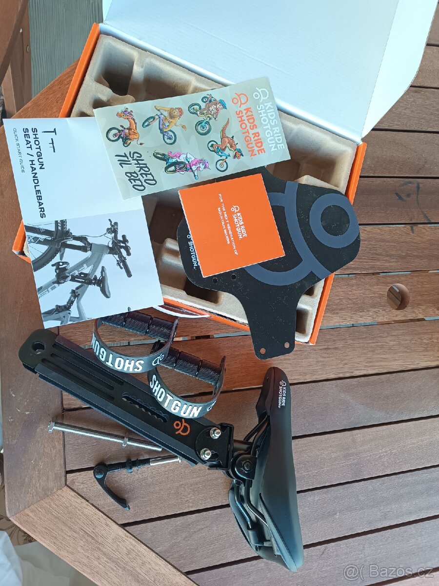 Dětská sedačka Shotgun 2.0 na rám kola